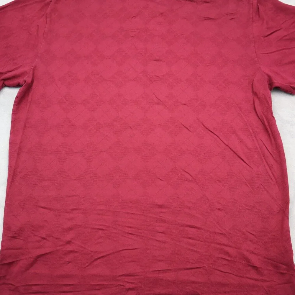 Polo Golf Ralph Lauren Shirt Mens M Red Wine Short Sleeve Classic